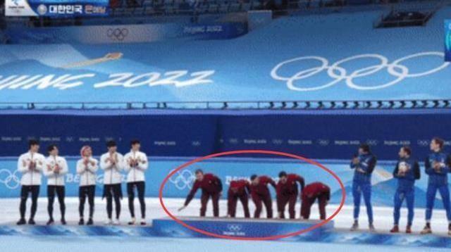 迷惑行为韩国,韩国领奖台被吓到的人