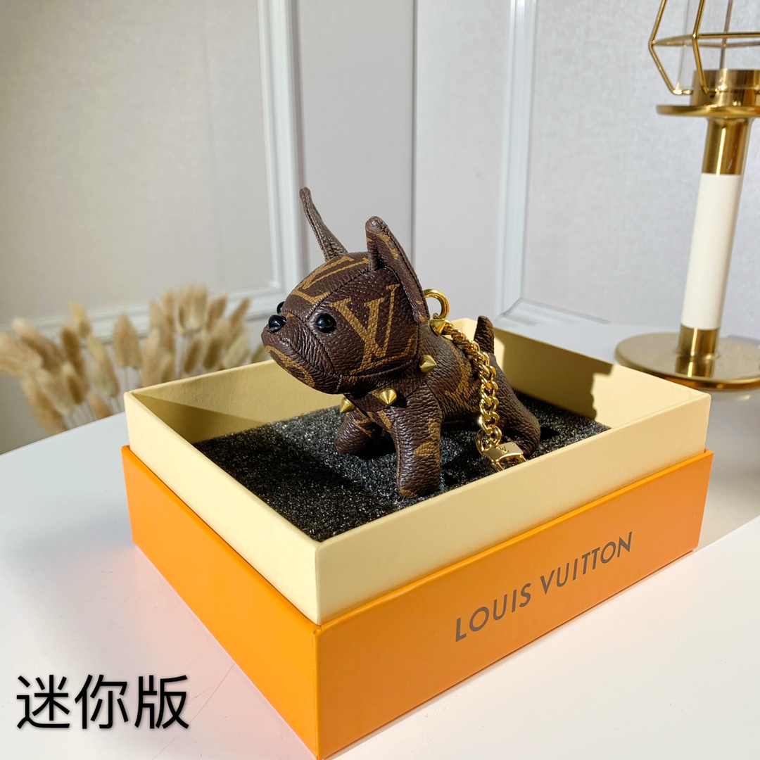 lv包包挂饰毛娃娃,七夕礼物小鹿挂件