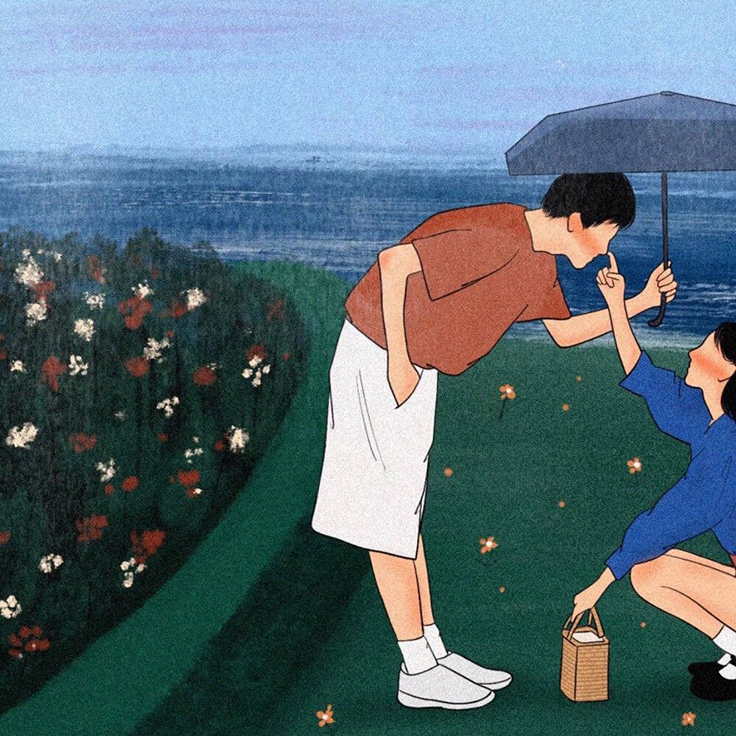 100张热门甜而不腻的情侣头像,情侣头像两对cp可爱唯美