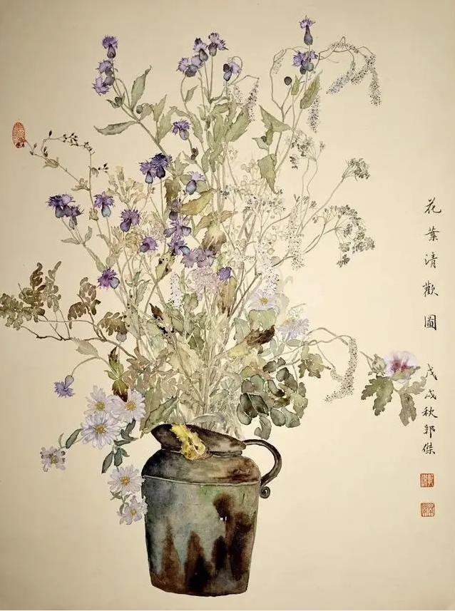 没骨花卉创作,没骨花卉是什么