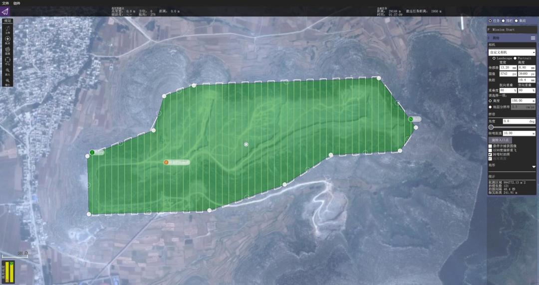 无人机倾斜摄影测量技术,无人机实景三维测量真实还原100米
