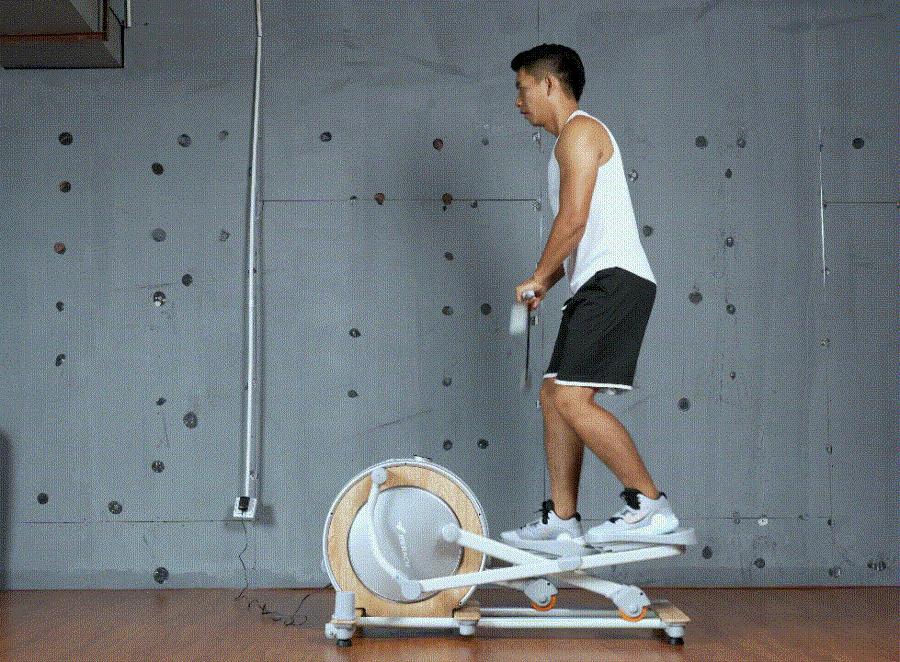 广西赵又廷告诉你：这种“前驱后翘”椭圆机，真是太刺激了