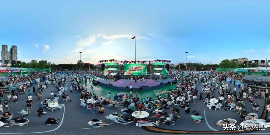 夏夜、河风、音乐、烧烤、啤酒……内江人，快来大洲广场嗨啤！