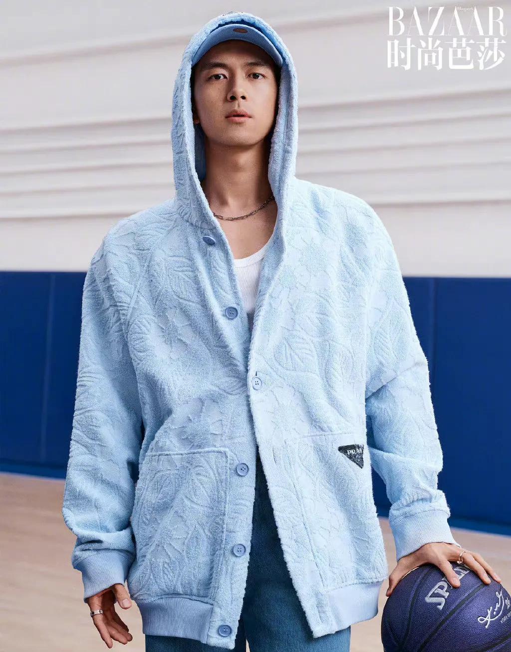 时尚芭莎肖战银发造型高清,肖战登时尚芭莎封面人物