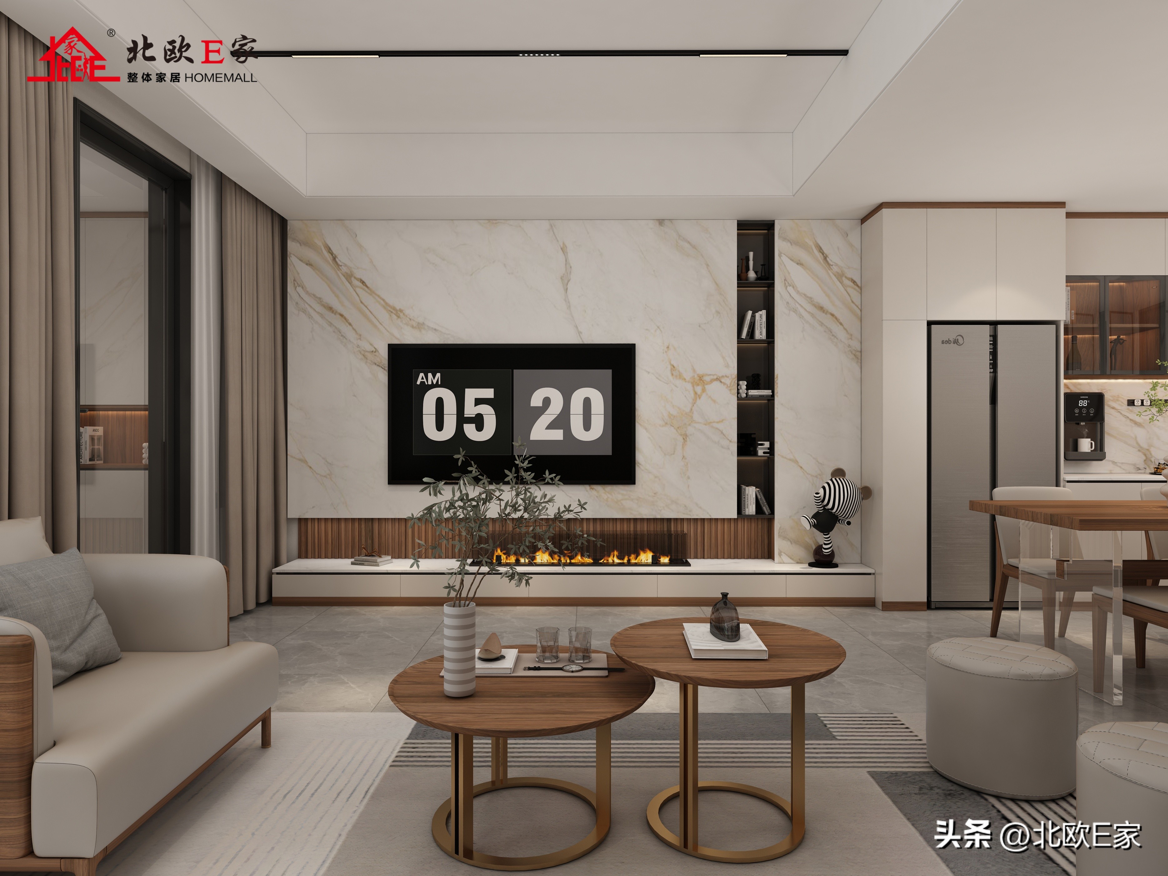 素雅别致的北欧风小家,北欧风空间设计