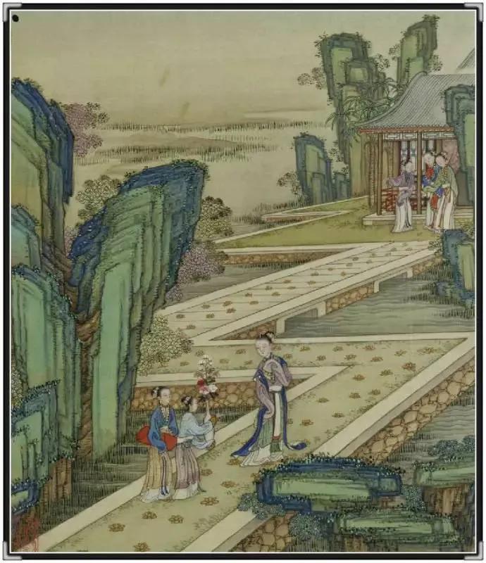 清冷枚仕女图绢本,清冷枚简介