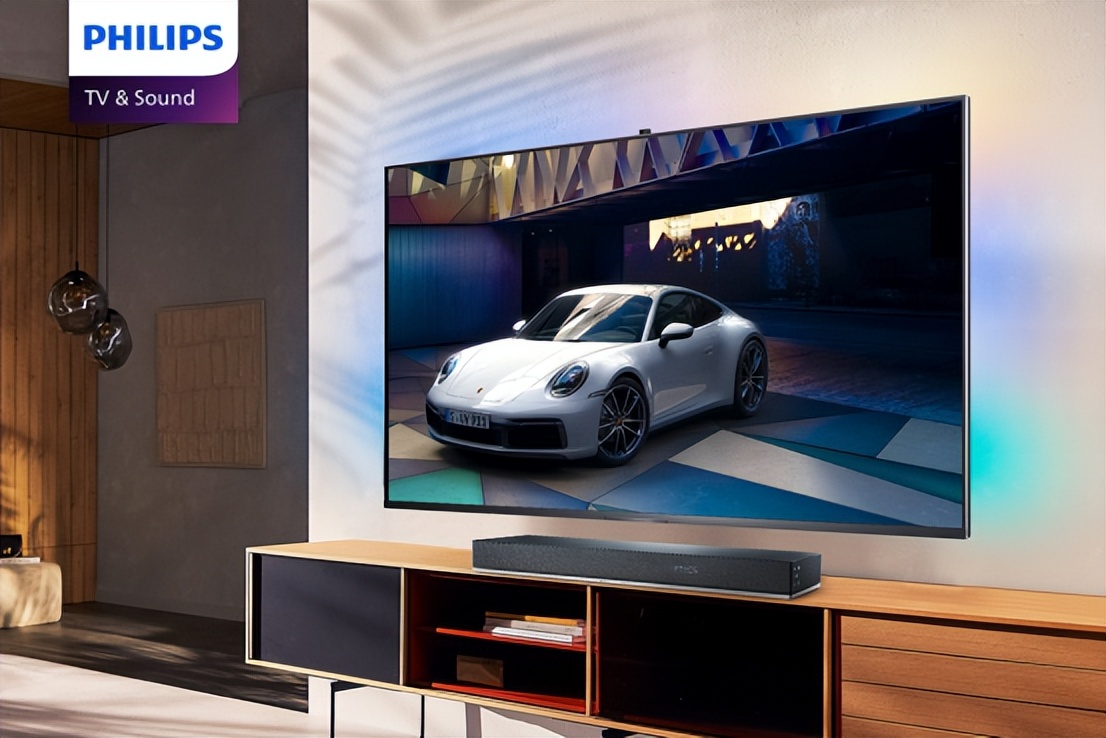 足球狂欢，保时捷设计飞利浦电视9180系列打造高级观赛氛围