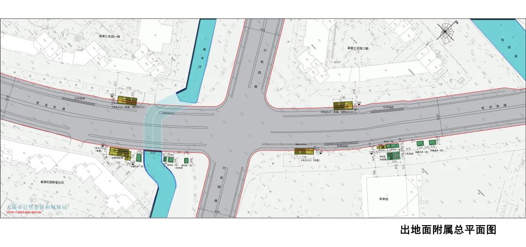 无锡地铁5号线与苏州地铁7号线,无锡地铁5号线春潮花园站位置