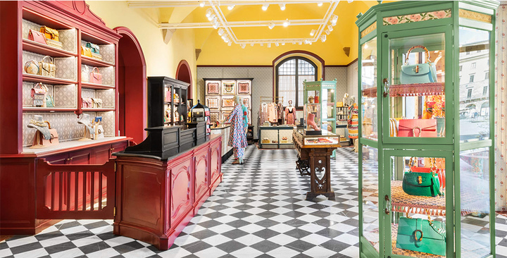 gucci与lv店铺区别,gucci开在无人区的店