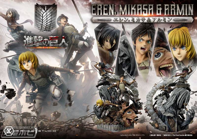 进击的巨人艾伦最终季手办,《进击的巨人》始祖艾伦手办