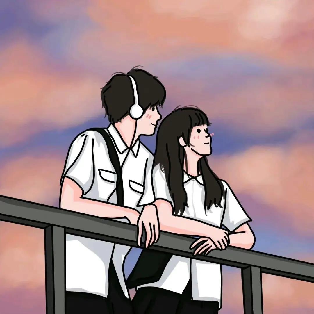 可可爱爱的情侣头像一人一张,对象不是人的情侣头像