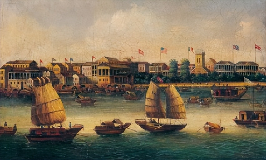 清朝的广州十三行是什么,清末广州十三行