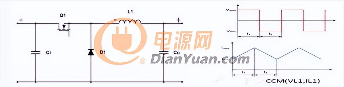 buck电路的电路拓扑结构,buck拓扑电路时序图