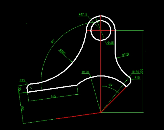 cad怎么闭合异形图,cad衣柜门板金属条异形绘制