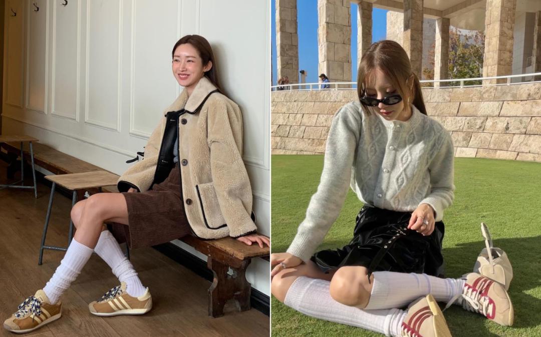 袜套堆堆袜穿法教程,袜套堆堆袜休闲怎么穿