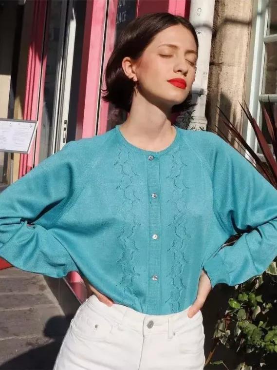 2018年最时髦的毛衣款式,2019年流行穿什么款式的毛衣