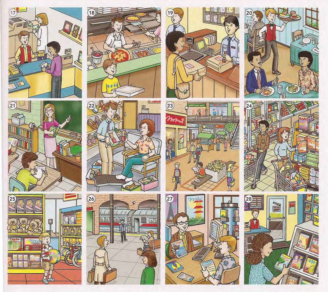 你知道周边的各种商店和店铺怎么用英语表达吗？