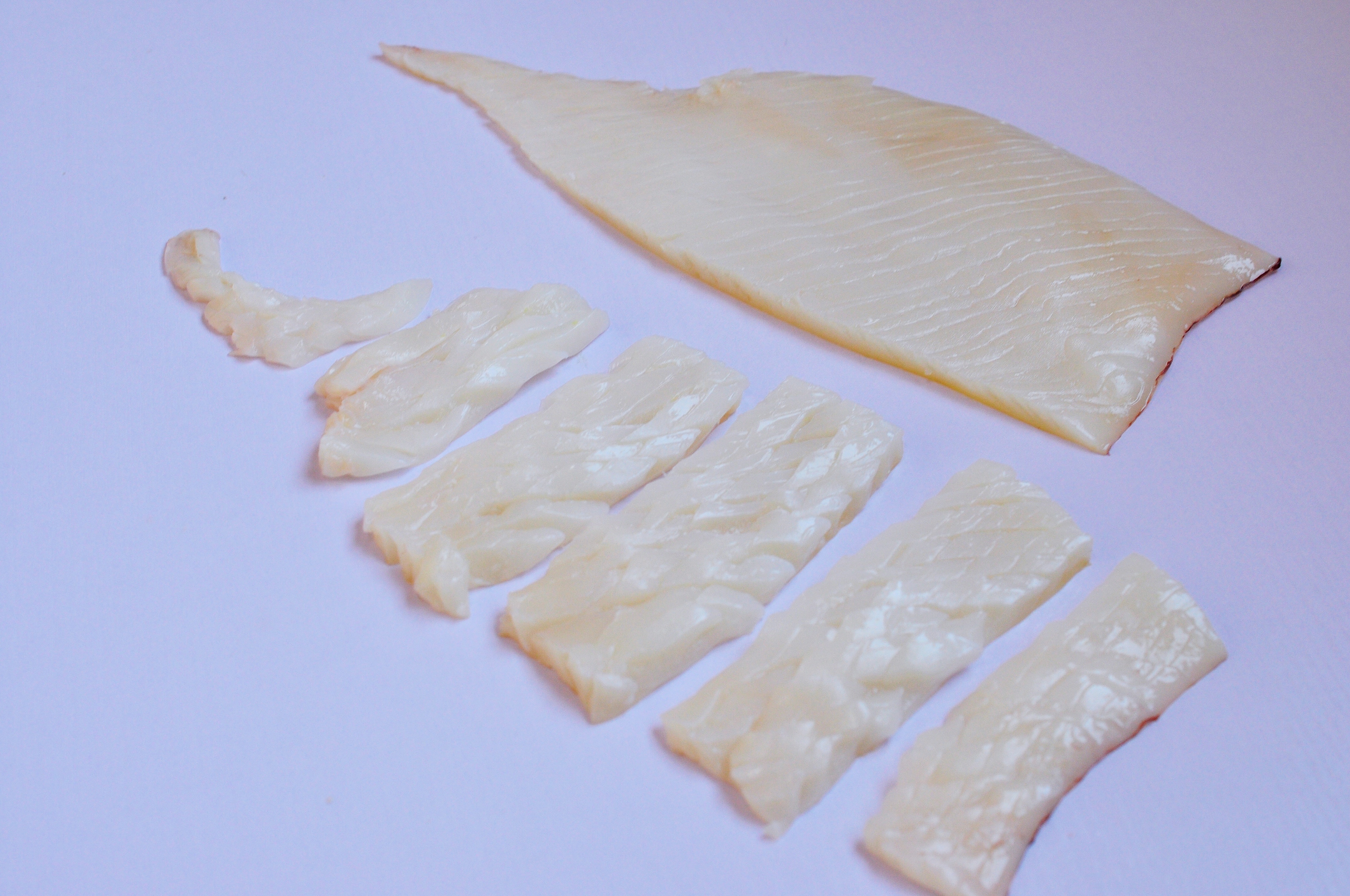 切干鱿鱼卷的正确方法,鱿鱼皮怎么撕干净利落