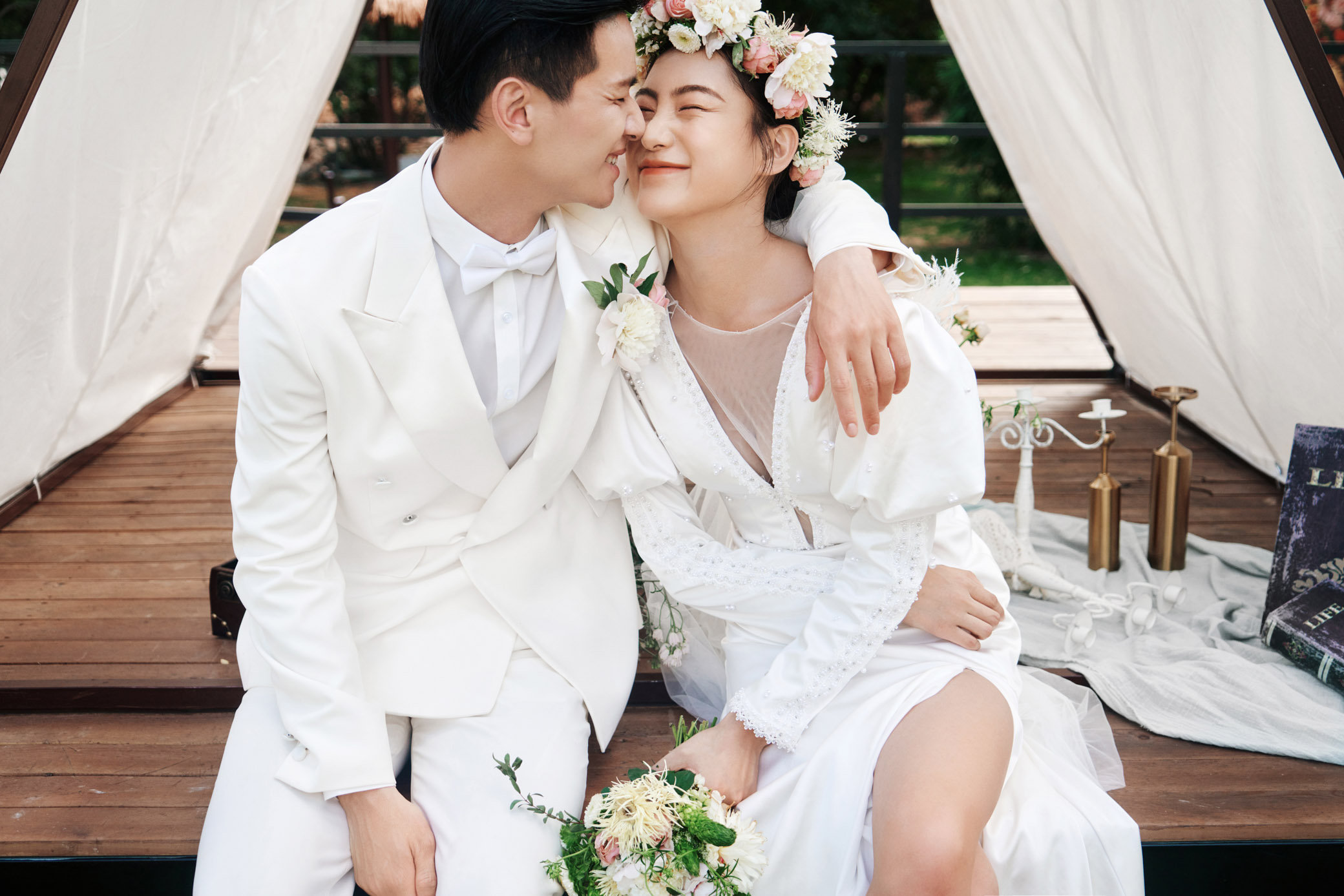 拍摄婚纱照怎么才能拍得更好看,婚纱照姿势pose