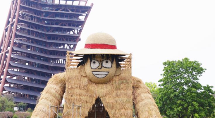 郁金香主题公园稻草人,2022年郁金香花海贵州