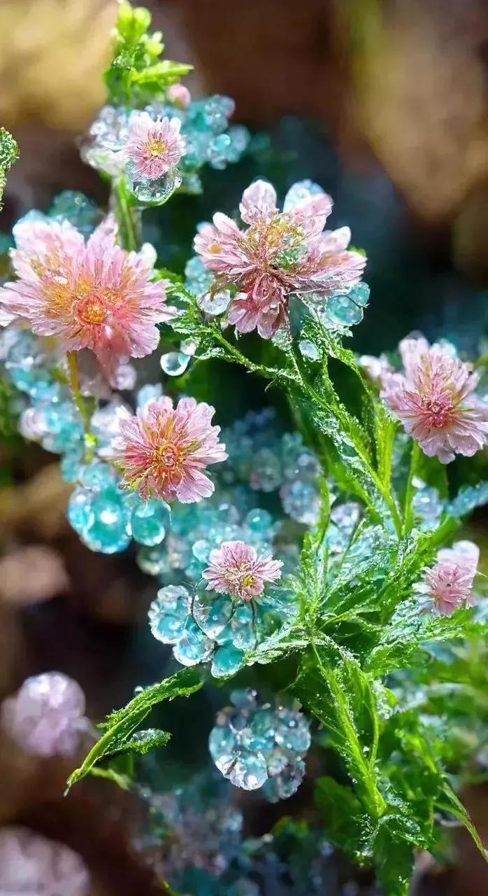 水晶花图片高清大图集,美丽的水晶花图片大全