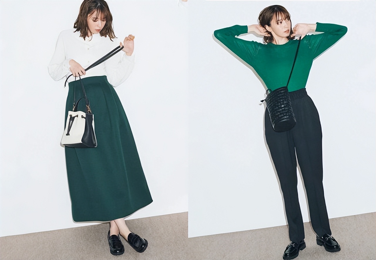 不显腿粗的乐福鞋怎么搭配,冬季怎么穿乐福鞋好看女