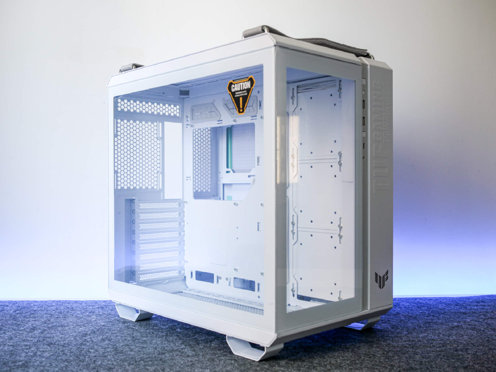 华硕gt502机箱教学,华硕tuf502弹药库机箱装机视频