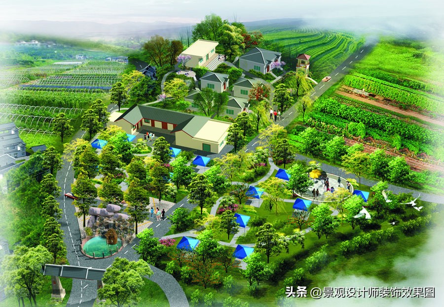 农家乐设计田园风,农家乐饭店设计案例效果图