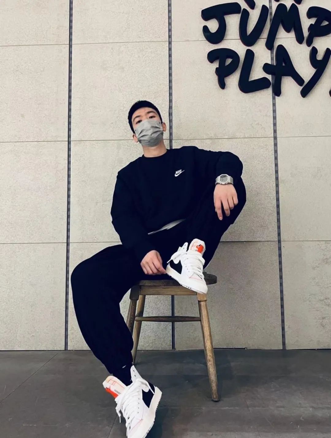 nike开拓者blazer红,nike开拓者blazer橙色大logo