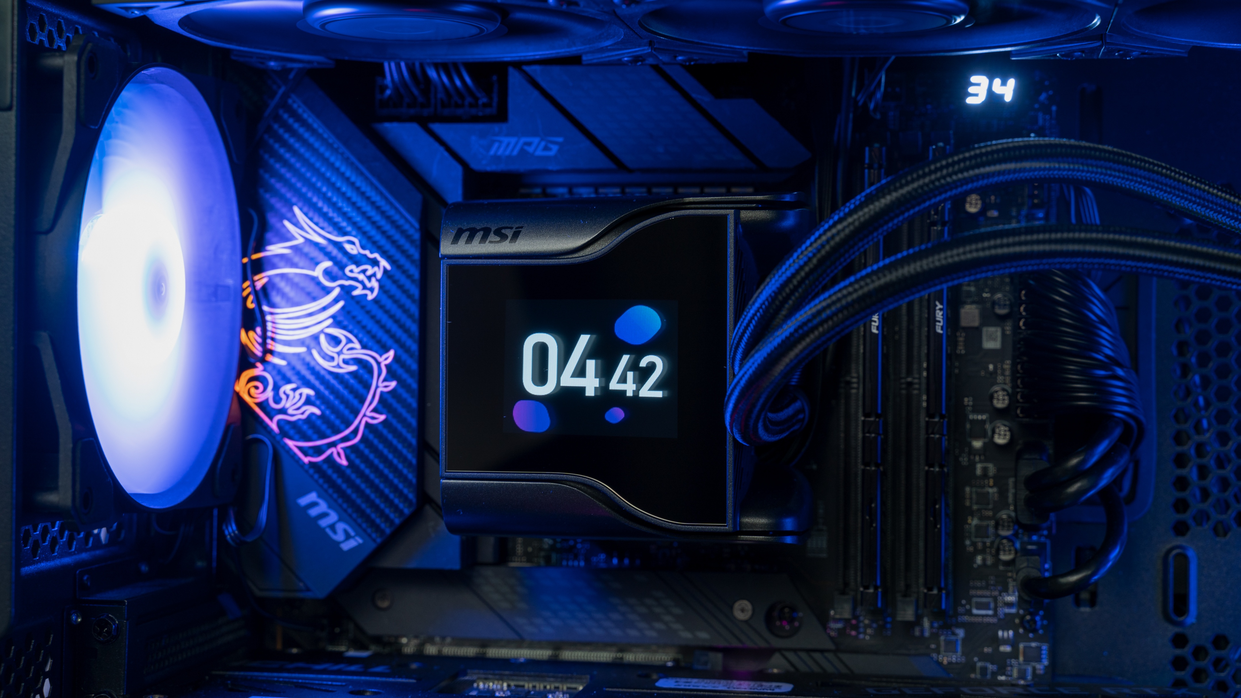 微星s360水冷压得住i9149吗,微星megs360