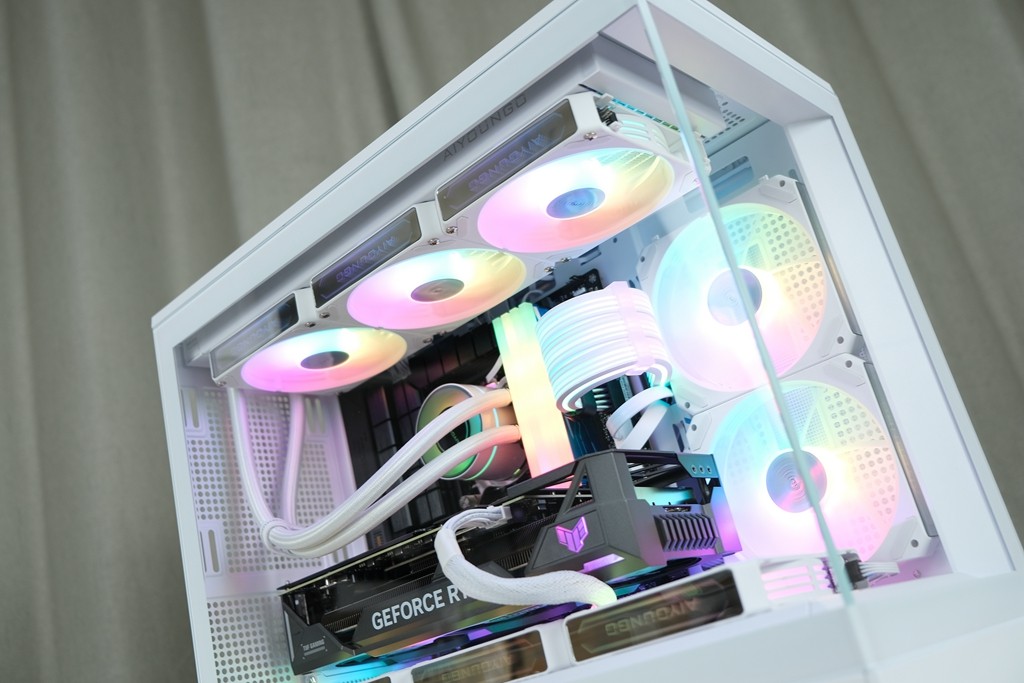 爱国者星璨岚机箱安装240水冷案例,爱国者海景房星璨机箱搭配