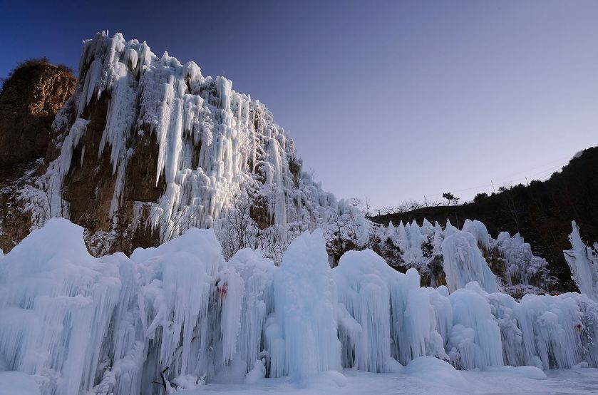 保定周边一日游的绝佳去处冰瀑,平山沕沕水冰瀑一日游攻略