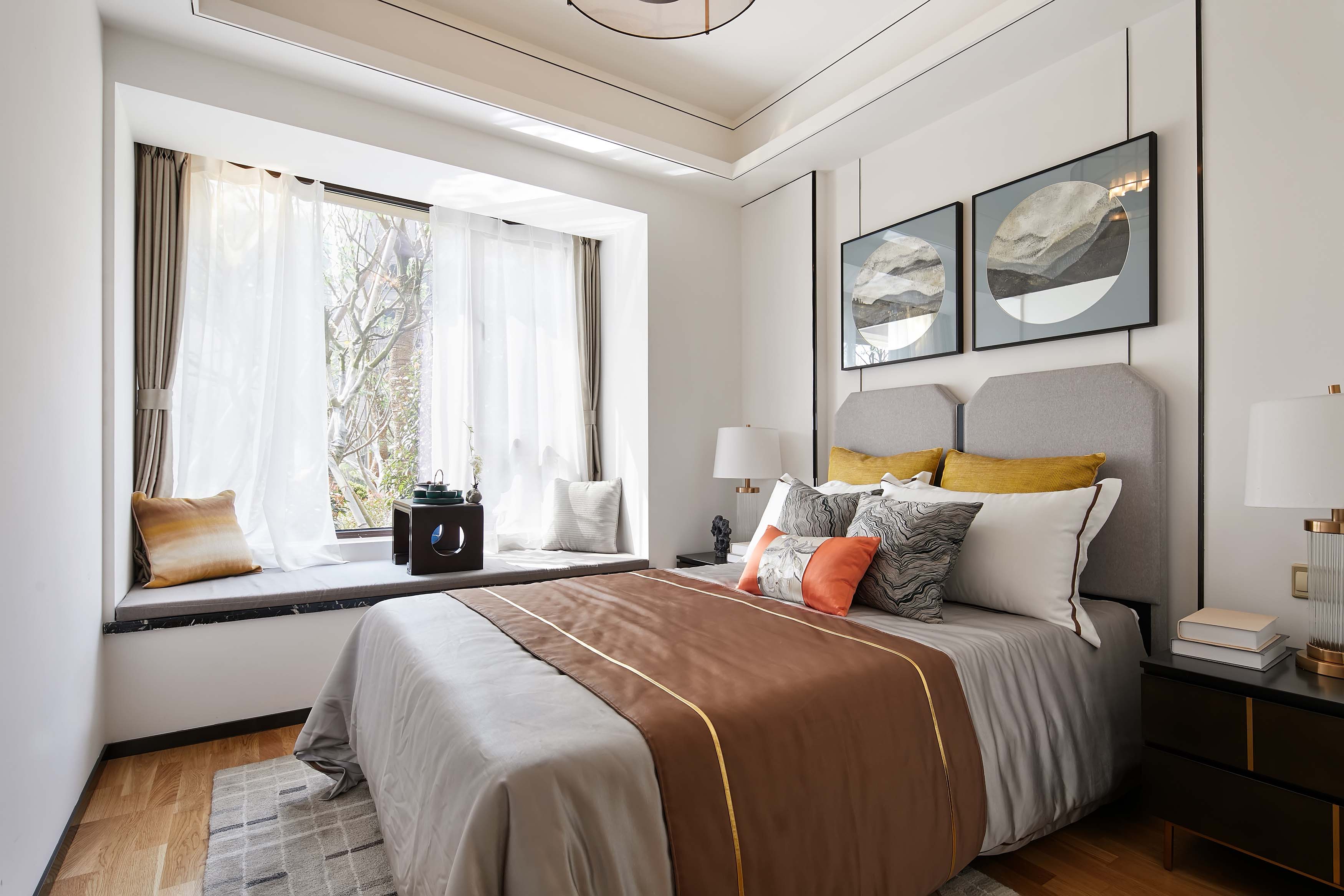 2019卧室飘窗设计获奖图片,卧室飘窗最新款最时尚设计