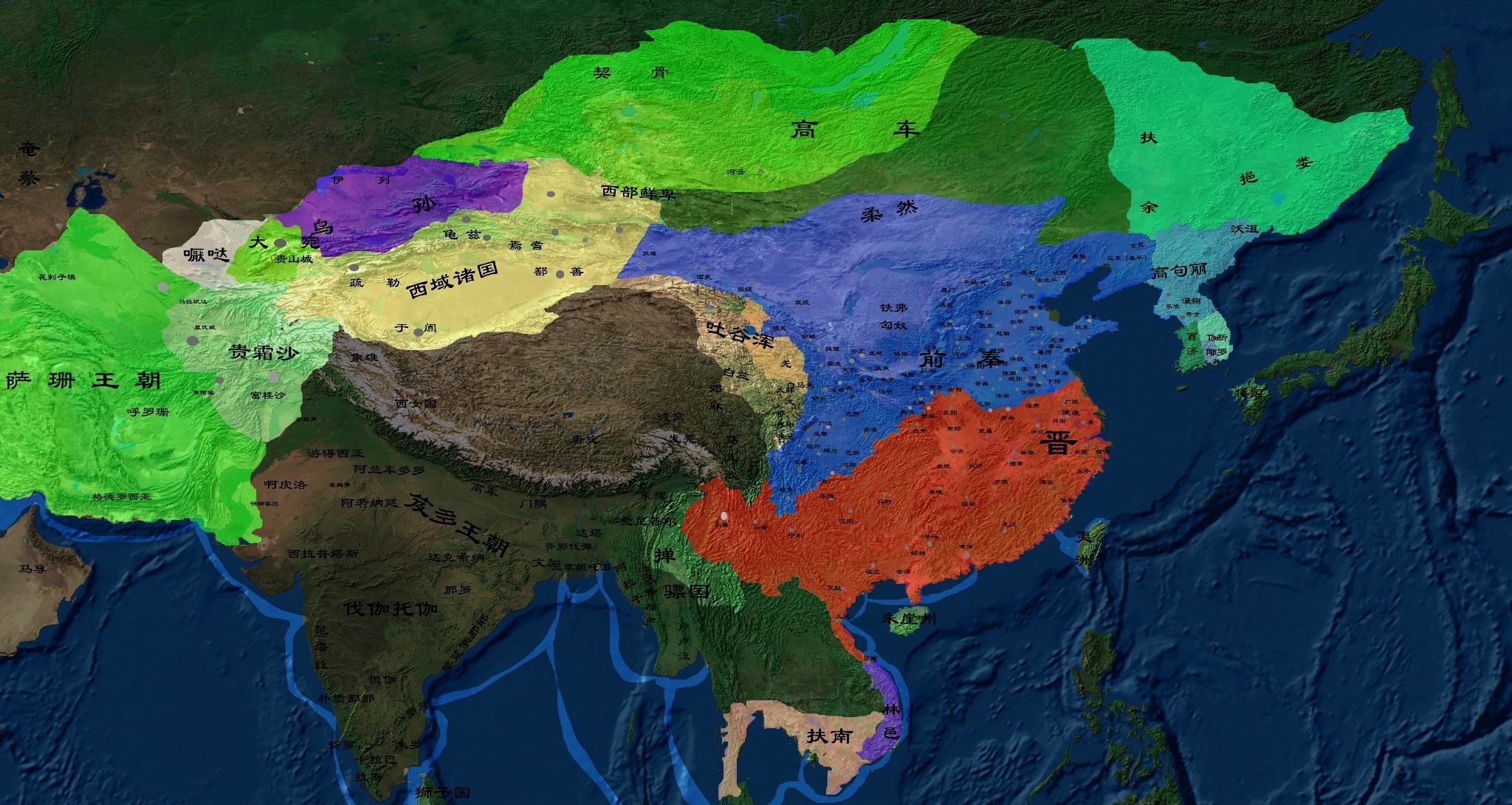 五胡十六国和北魏的关系,魏晋南北朝五胡十六国史解析