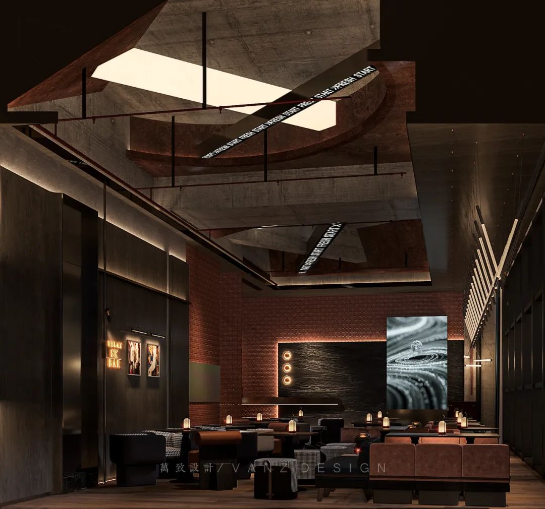 116㎡清吧娱乐餐饮设计-增强空间的体验