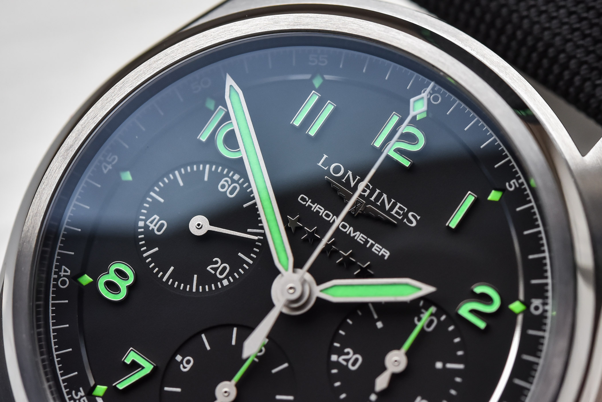 浪琴先行者盘面,浪琴先行者计时款和名匠八针月相