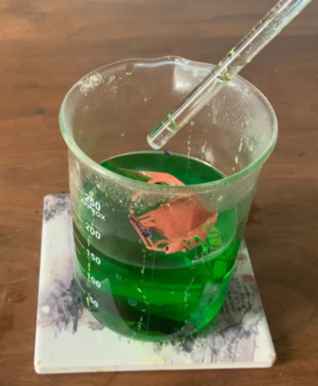 【学园】初中生手做蚀刻片：铜的艺术——化学蚀刻