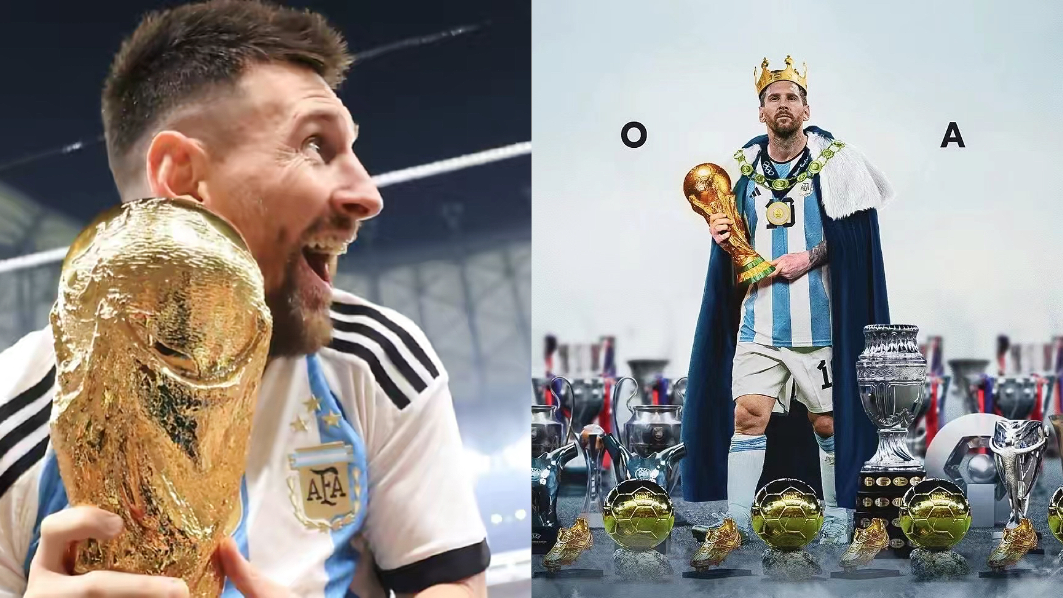 梅西穿的黑纱是不是送劳塔罗了,梅西捧杯黑袍去哪了