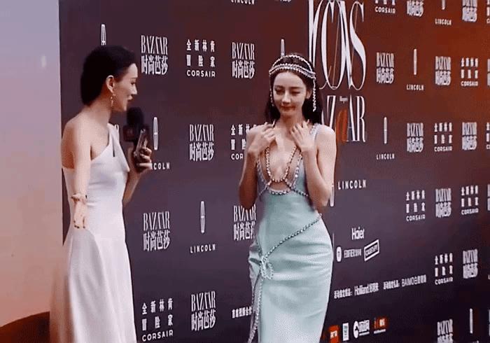 迪丽热巴穿露背装,迪丽热巴露背装