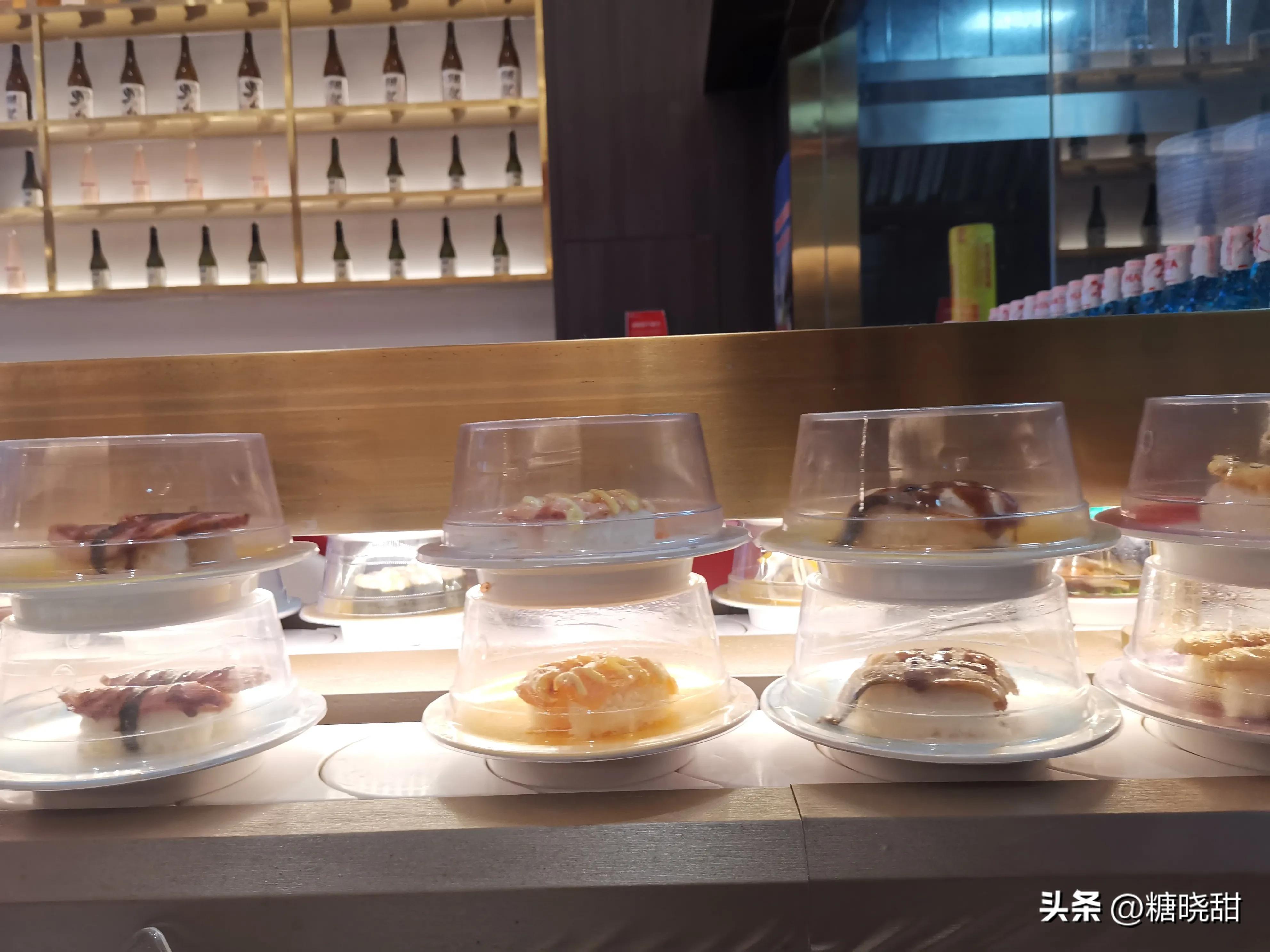 回转寿司探店,美食探店回转寿司