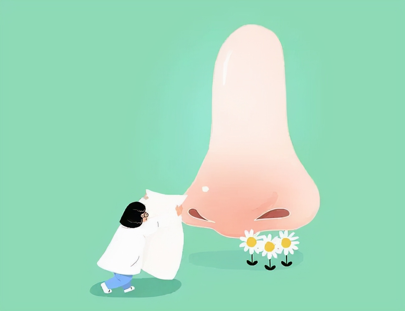 止不住的流浓鼻涕,止不住的清鼻涕流眼泪