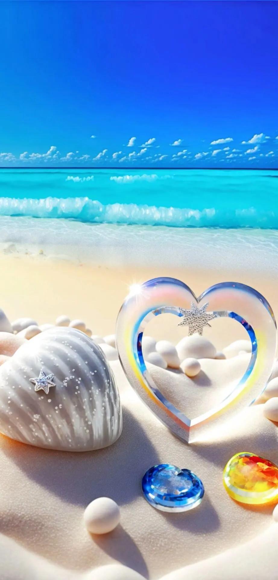 唯美心形壁纸高清图文,唯美爱心壁纸图片大全