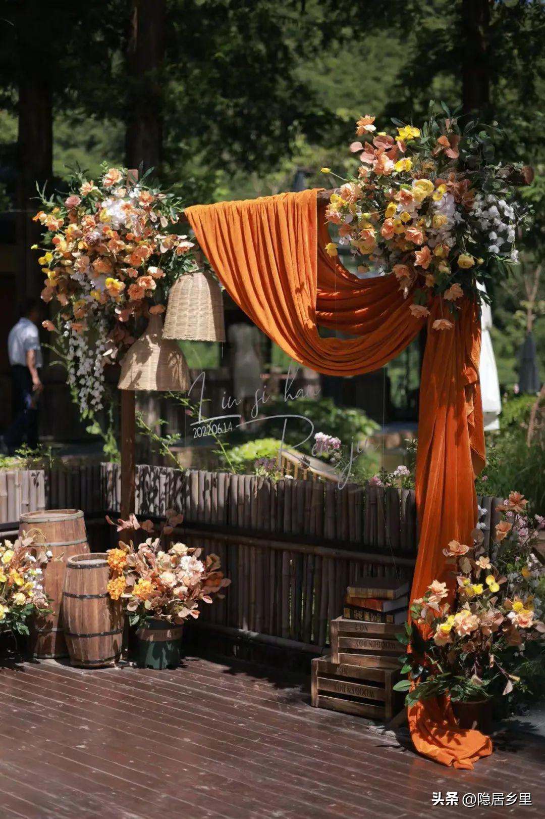 浪漫婚礼风民宿,很火的民宿婚礼