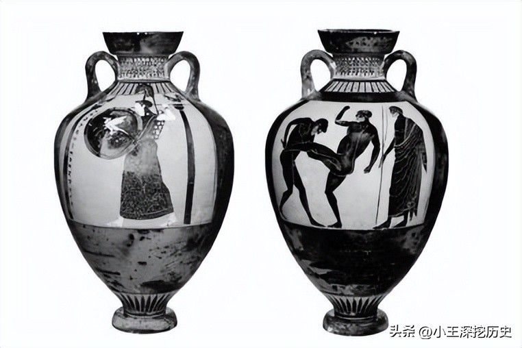 古希腊的瓶画艺术的代表作品,古希腊瓶画代表图案