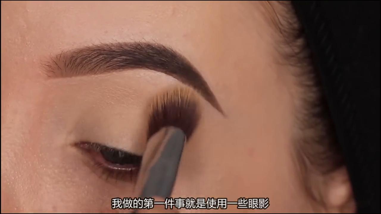 欧美小姐姐妆容,教画欧美妆的小姐姐