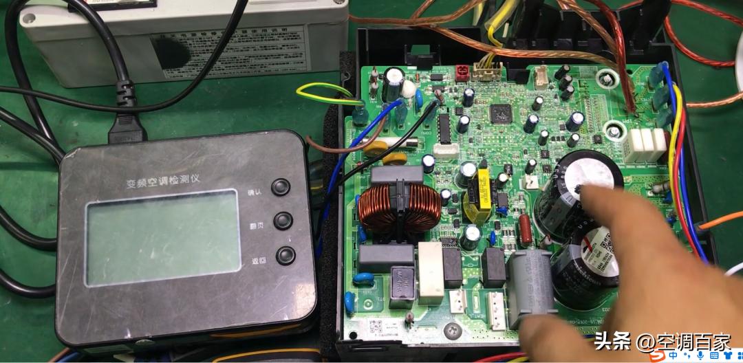 380v3匹柜式空调维修视频,变频空调无图纸电路板维修