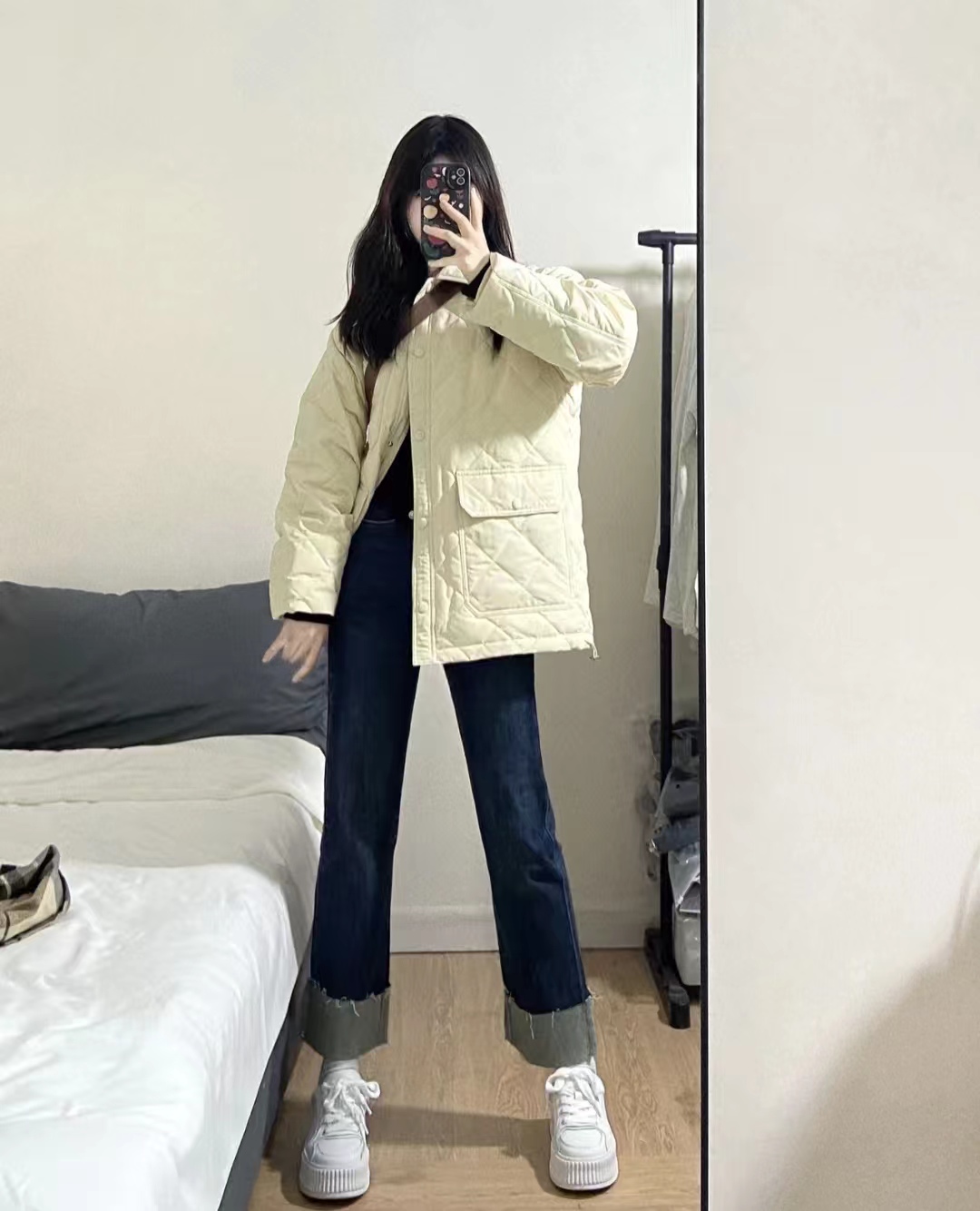 直筒牛仔裤搭配衣服视频大全,2021年直筒牛仔裤衣服搭配