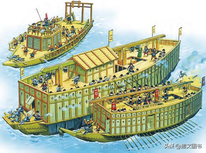 日本以前的战船,战国时期的大型船