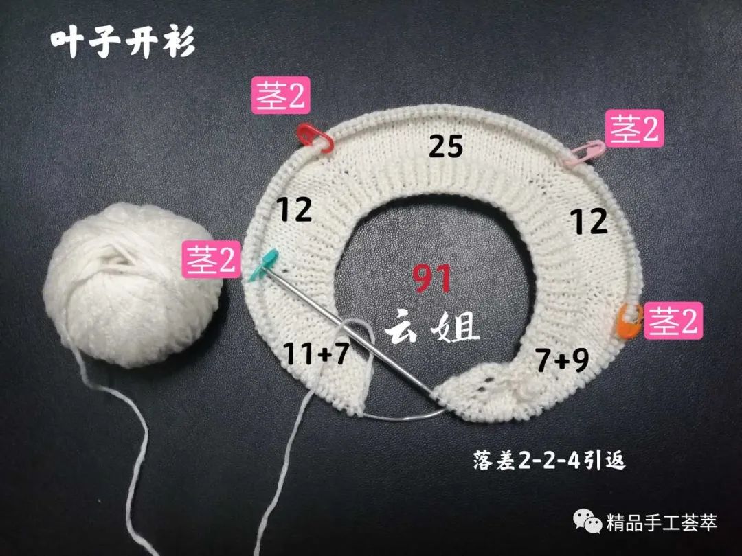 珊瑚绒儿童开衫织法教程,珊瑚绒宝宝开衫从上往下织教程