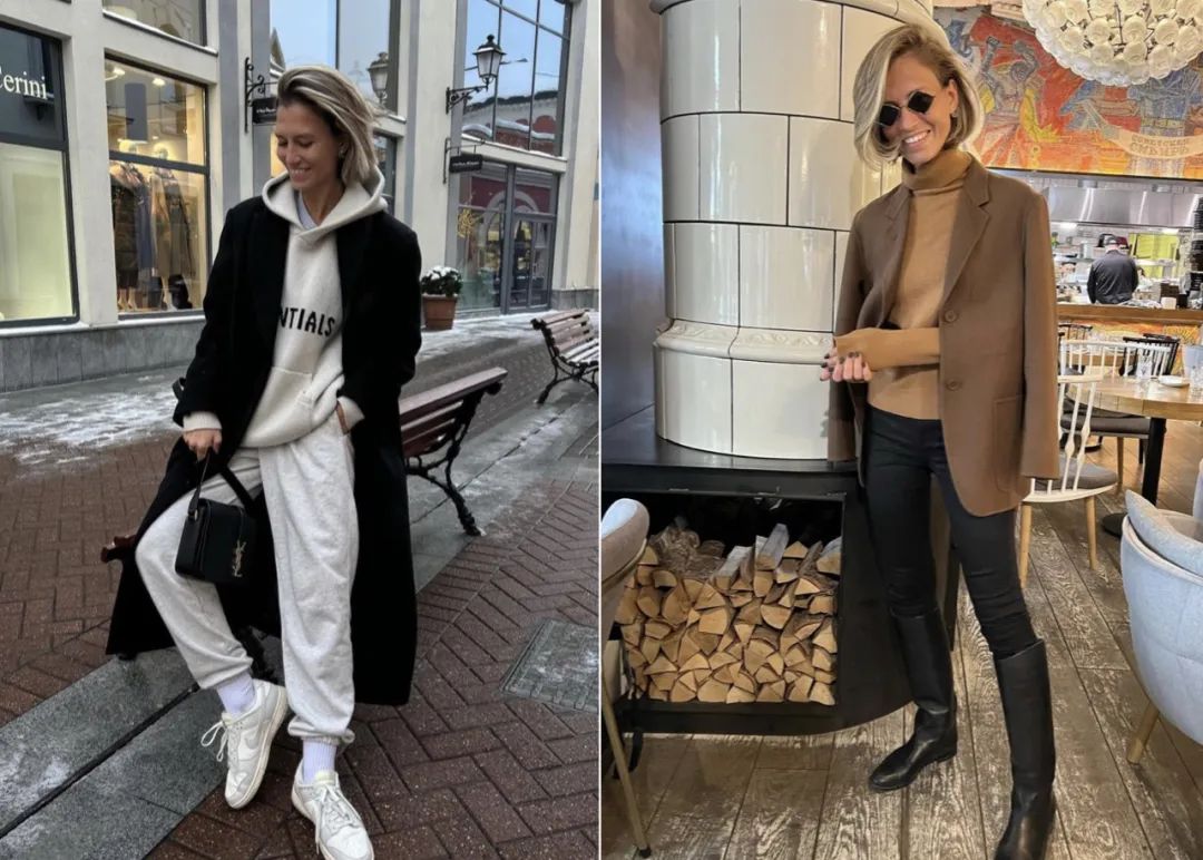 俄罗斯美女的时尚穿搭,俄罗斯美女穿女装